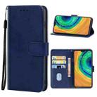 For Huawei Mate 30 Leather Phone Case(Blue) - 1