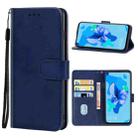 For Huawei nova 5i Leather Phone Case(Blue) - 1