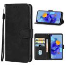 For Huawei nova 5i Pro Leather Phone Case(Black) - 1