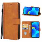 For Huawei nova 6 5G Leather Phone Case(Brown) - 1