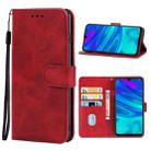 For Huawei P smart 2019 Leather Phone Case(Red) - 1