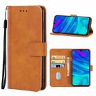 For Huawei P smart 2019 Leather Phone Case(Brown) - 1