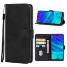 For Huawei P smart 2019 Leather Phone Case(Black) - 1