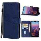 For Huawei P20 Leather Phone Case(Blue) - 1