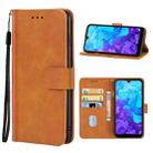For Huawei Y5 2019 Leather Phone Case(Brown) - 1