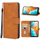 For Huawei Y6 Pro 2019 Leather Phone Case(Brown) - 1