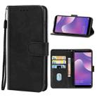 For Huawei Y7 2018 Leather Phone Case(Black) - 1