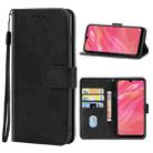 For Huawei Y7 2019 Leather Phone Case(Black) - 1