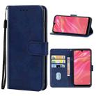 For Huawei Y7 2019 Leather Phone Case(Blue) - 1