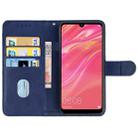 For Huawei Y7 2019 Leather Phone Case(Blue) - 3