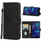 For Huawei Y7 Prime 2019 Leather Phone Case(Black) - 1