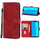 For Huawei Y9 2019 / Enjoy 9 Plus Leather Phone Case(Red) - 1