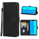 For Huawei Y9 2019 / Enjoy 9 Plus Leather Phone Case(Black) - 1