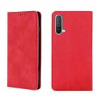 For OnePlus Nord CE 5G Skin Feel Magnetic Horizontal Flip Leather Phone Case(Red) - 1