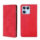 For OnePlus Ace Racing Skin Feel Magnetic Horizontal Flip Leather Phone Case(Red) - 1