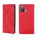 For Itel Vision 1 Pro Skin Feel Magnetic Horizontal Flip Leather Phone Case(Red) - 1