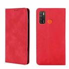 For Tecno Camon 15/Camon 15 Air Skin Feel Magnetic Horizontal Flip Leather Phone Case(Red) - 1