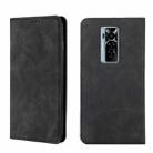 For Tecno Phantom X Skin Feel Magnetic Horizontal Flip Leather Phone Case(Black) - 1