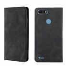 For Tecno Pop 2/Pop 2F/Pop 2 Pro/Pop 2 Power/Itel P13 Skin Feel Magnetic Horizontal Flip Leather Phone Case(Black) - 1