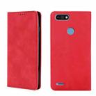 For Tecno Pop 2/Pop 2F/Pop 2 Pro/Pop 2 Power/Itel P13 Skin Feel Magnetic Horizontal Flip Leather Phone Case(Red) - 1