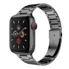 Small Waist Stainless Steel Watch Band For Apple Watch Series 9&8&7 41mm / SE 3&SE 2&6&SE&5&4 40mm / 3&2&1 38mm(Grey) - 1