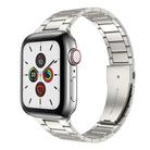 Small Waist Stainless Steel Watch Band For Apple Watch Series 8&7 45mm / SE 2&6&SE&5&4 44mm / 3&2&1 42mm (Starlight) - 1