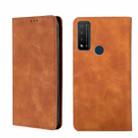 For TCL 20 R 5G/Bremen/20AX 5G Skin Feel Magnetic Horizontal Flip Leather Phone Case(Light Brown) - 1