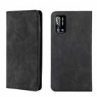 For DOOGEE N40 Pro Skin Feel Magnetic Horizontal Flip Leather Phone Case(Black) - 1