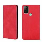 For Blackview A70 Skin Feel Magnetic Horizontal Flip Leather Phone Case(Red) - 1