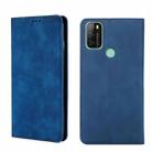 For Blackview A70 Skin Feel Magnetic Horizontal Flip Leather Phone Case(Blue) - 1