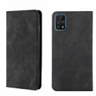 For UMIDIGI A11 Pro Max Skin Feel Magnetic Horizontal Flip Leather Phone Case(Black) - 1