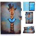 For Lenovo Tab M10 3rd Gen Colored Drawing Stitching Smart Leather Tablet Case(Deer Head) - 1