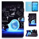 For Lenovo Tab M10 3rd Gen Colored Drawing Stitching Smart Leather Tablet Case(Lamp Bulb) - 1