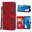 For OPPO A16K Leather Phone Case(Red) - 1