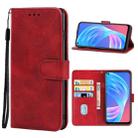 For OPPO A72 5G Leather Phone Case(Red) - 1