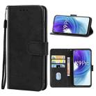 For OPPO K9 Pro 5G Leather Phone Case(Black) - 1