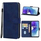 For OPPO K9 Pro 5G Leather Phone Case(Blue) - 1
