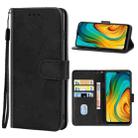 For OPPO Realme C3i Leather Phone Case(Black) - 1