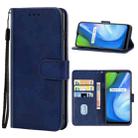 For OPPO Realme Q2i Leather Phone Case(Blue) - 1
