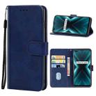 For OPPO Realme X3 Leather Phone Case(Blue) - 1