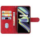 For OPPO Realme X7 Max 5G Leather Phone Case(Red) - 3