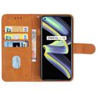 For OPPO Realme X7 Max 5G Leather Phone Case(Brown) - 3