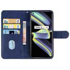 For OPPO Realme X7 Max 5G Leather Phone Case(Blue) - 3