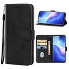 For OPPO Reno5 Pro 5G Leather Phone Case(Black) - 1