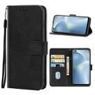 For OPPO Reno4 Lite Leather Phone Case(Black) - 1