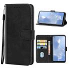 For OPPO Reno4 SE Leather Phone Case(Black) - 1