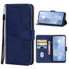 For OPPO Reno4 Z 5G Leather Phone Case(Blue) - 1