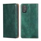 For Motorola Moto G Power 2022 Gloss Oil Solid Color Magnetic Leather Phone Case(Green) - 1