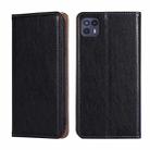 For Motorola Moto G50 5G Gloss Oil Solid Color Magnetic Leather Phone Case(Black) - 1
