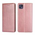 For Motorola Moto G50 5G Gloss Oil Solid Color Magnetic Leather Phone Case(Rose Gold) - 1